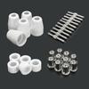 30Pcs/set Plasma Cutter Torch Kit Consumable Nickel-Plated Replacement