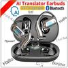 Căști Translator AI Traductoare în Timp Real Căști 144 Limbi traducător vocal Căști Wireless Bluetooth Pentru Călătorii