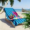 Pocoyo Cartoon Print Beach Towel, Large Soft Quick Dry Towel for Beach Camping Swimming