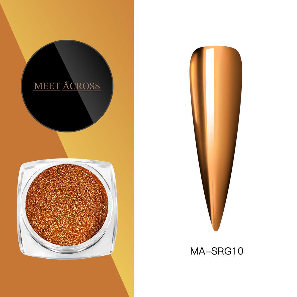 

Зеркальный порошок 1 г Золотой Синий Фиолетовый Маникюрный Блестящий Пигмент Для Ногтей 9 Цветов