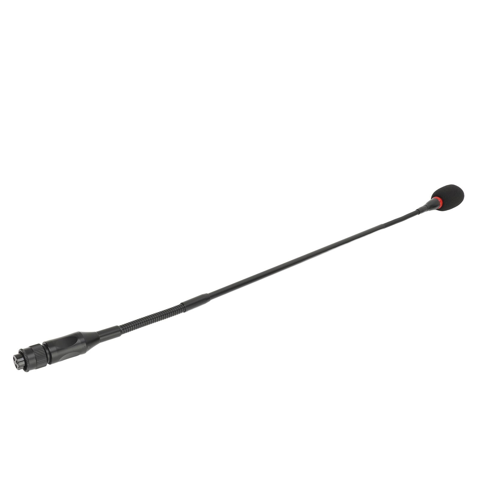 

23.2in Gooseneck Condenser Microphone 3 Pin Straight Plug in Flexible Aluminum Alloy Gooseneck Microphone for Meetings