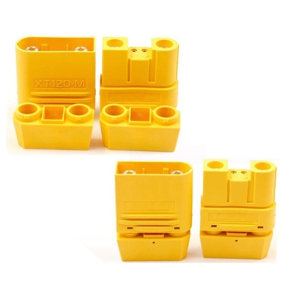 60A High Current LI Battery Connector Gold-Plated Solder Wire Connector RC Accessories
