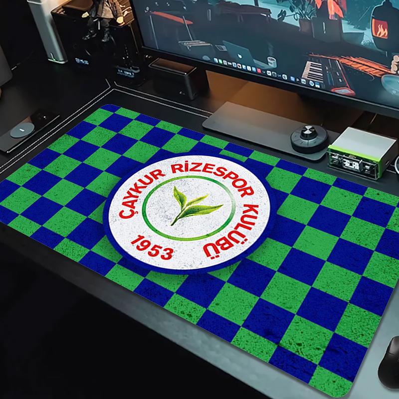 Caykur Rizespor Color Mouse Pad Large Gaming Table Cushion Non-slip Laptop Tablet Big Mousepad XXL Mat Mini PC Playmat With Lock edge
