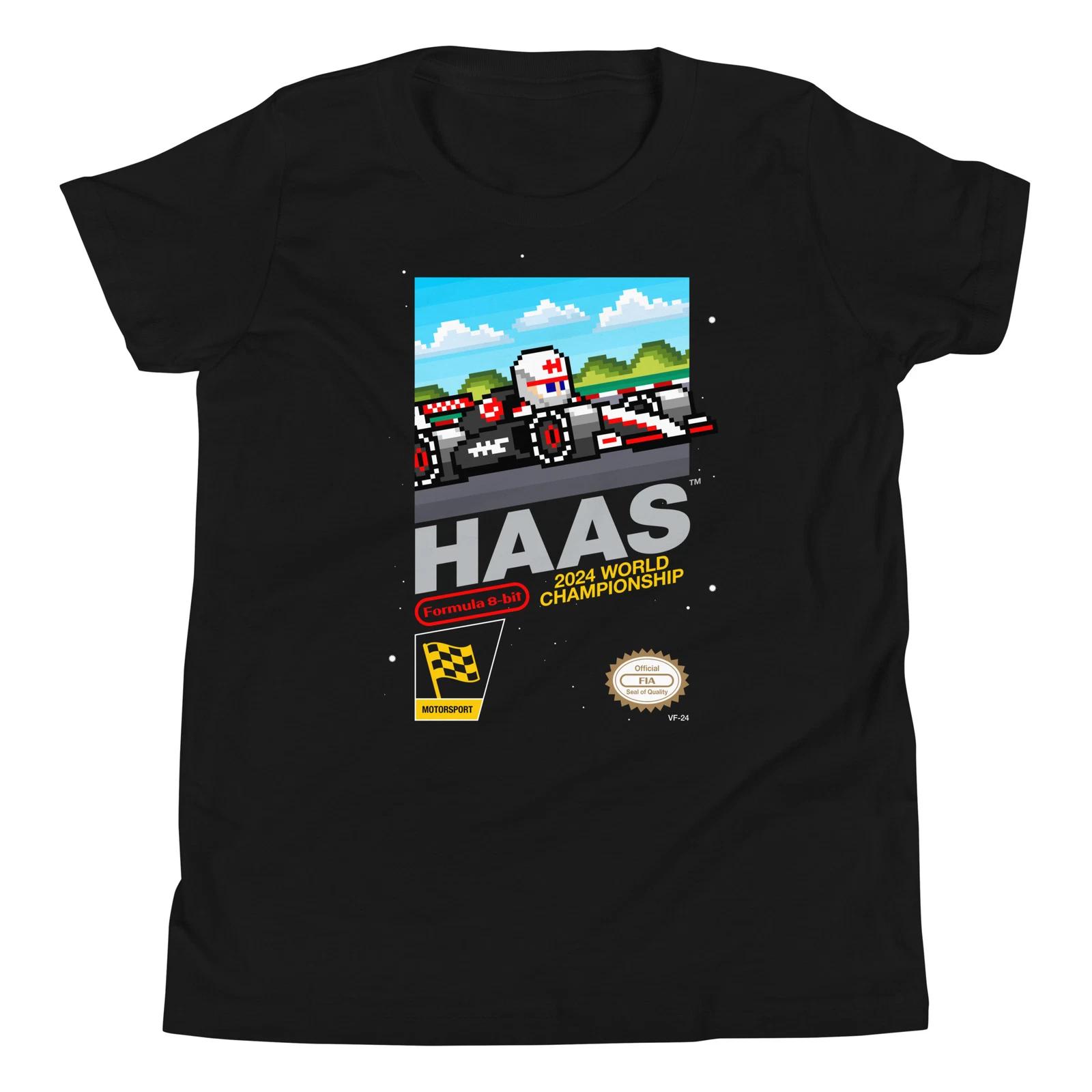 

Haas Kevin Magnussen Nico Hulkenberg 2024 Formula 1 F1 8-bit Youth Child T-Shirt L