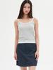 Elssibeui Layered Sleeveless Knit Top_Gray
