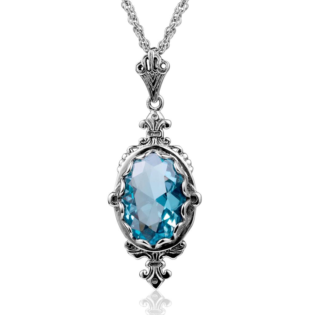 100% Sterling Silver 925 Citrine Necklace Women Luxury 10*14mm 8ct Oval Yellow Stone Pendant Victoria Style Jewelry Gift Female