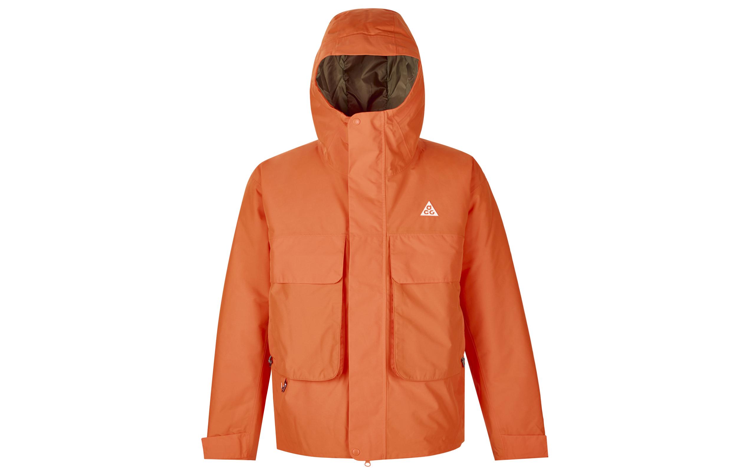 Nike ACG Skull Peak Puffer Jacket Coat Men s Orange FV8682-819 XL