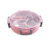 Portable Lunch Box, 3 Grids Container Storage Box, Healthy Plastic Stainless Steel Food Container, School Picnic Food Fruit