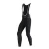 Mens Winter Fleece Cycling Tights With Suspender Straps Warm Thermal Bike Pants Road