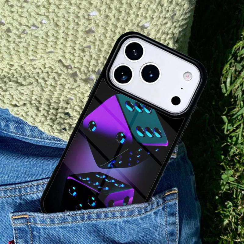 Dices Poker C_asino Phone Case Cover for IPhone 11 12 13 14 15 16e 17 Pro Max Coque for IPhone 17 Air