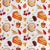 Royal Samt Stoff Polyester Zum Nähen - Motiv Kuchen Und Geschenke Des Waldes