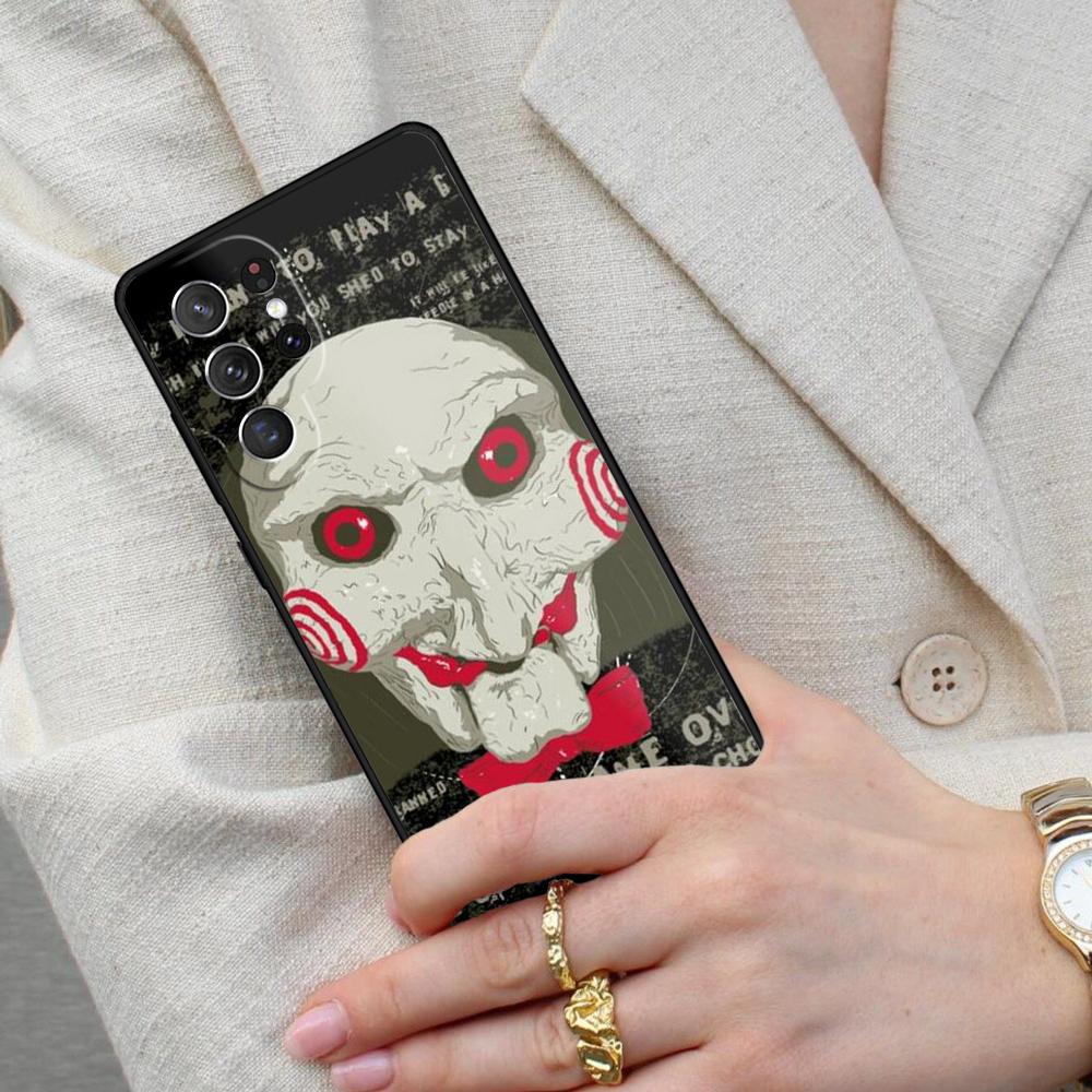 Jigsaw Saw SOFT Cell Phone Case for Samsung Galaxy S26 Ultra S25 S24 S23 S22 S21 S20 Note10 Cover