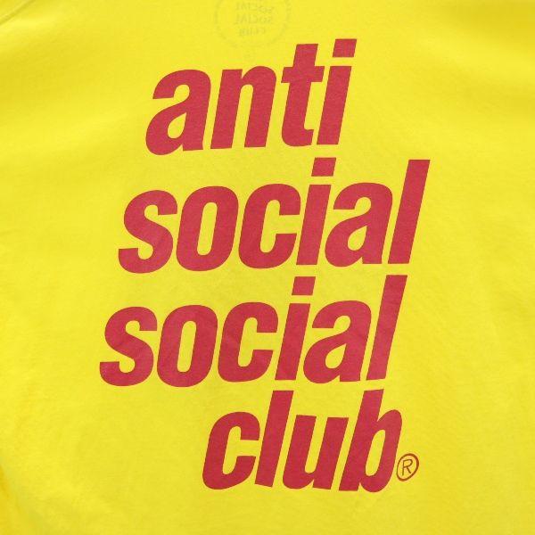 ANTI SOCIAL SOCIAL CLUB Made In USA Short Sleeve T-shirt XXL Yellow Men's Used