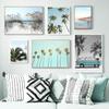 Palm Coast Landscapes Canvas Paintings Room Decor Wall Art Posters and Prints Nordic Living Room Wall Posters Pictures Cuadros
