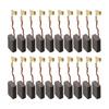 20x Motor Carbon Brushes Angle Grinder Carbon&Metal