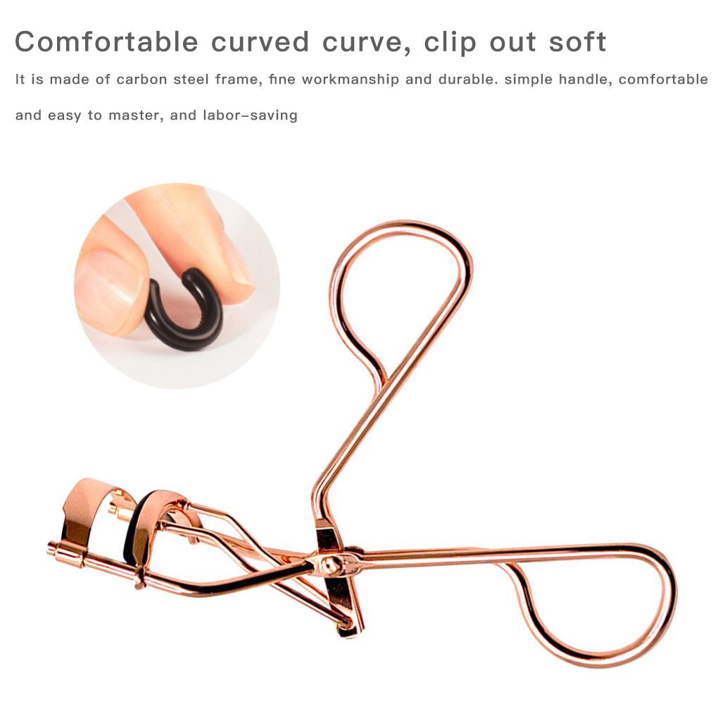 2PCS Eyelash Curler Eyelash Curling Tool Portable Cosmetic Makeup Curler