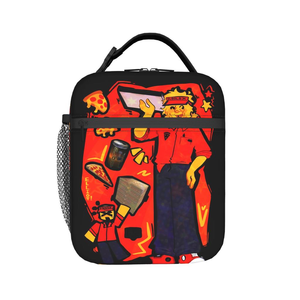 Forsakens ELLIOT Insulated Lunch Bags Portable Lunch Container Thermal Bag Tote Lunch Box Work Travel Bento Pouch