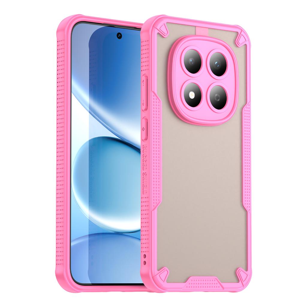 For Xiaomi Redmi Note 15 Pro 5G (Global) Case PC + TPU Semi-Transparent Frosted Finish Protective Phone Cover