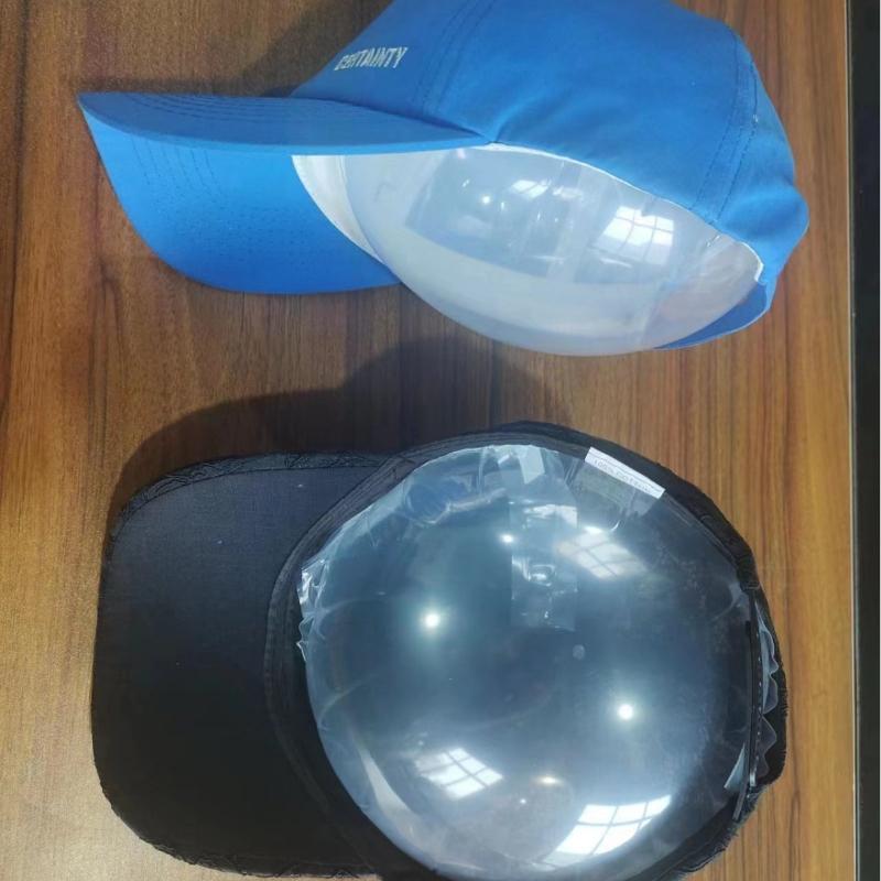 100Pcs Waterproof Anti-Pressure Inflatable Pocket Children Caps Bra Air Bag Bubble Protective BagRound Hat Inflatable Bags Pressure Resistant Airbag