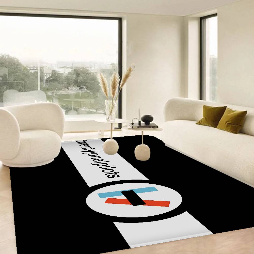 Popular T-Twenty One Pilot Kitchen Mat Nordic Style Bedroom Living Room Doormat Home Balcony Anti-Slip Welcome Rug