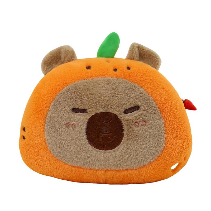 Cartoon Creative Kapibala Plush Toy Pillow Capybar Office Tatami Bedside Sofa Seat Cushion