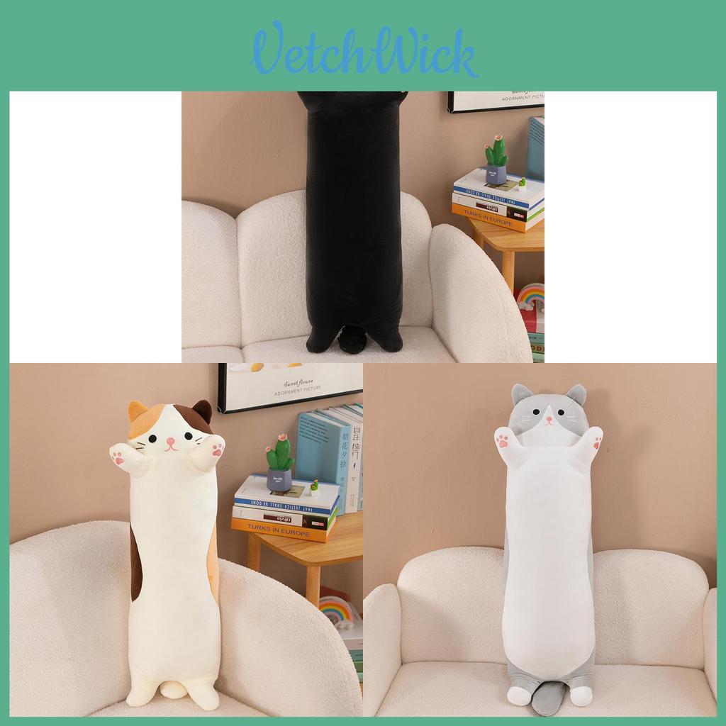 Plush Cat Pillow With Leghugging Design For Kids And Giftgiving