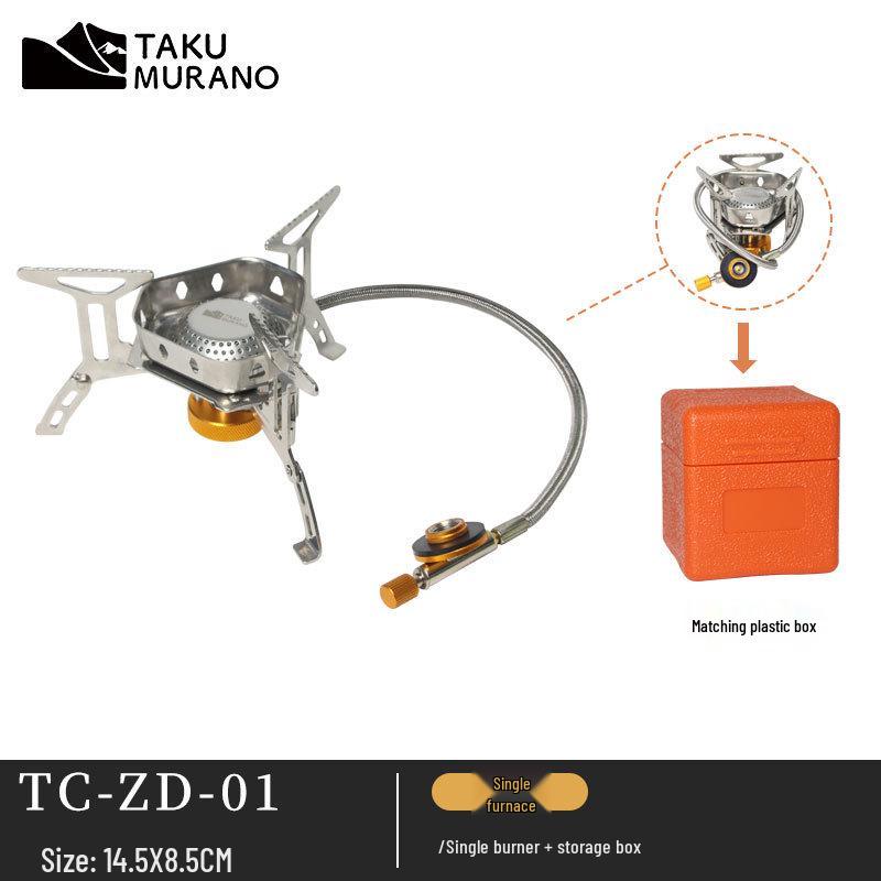 Tuocun Portable Outdoor Camping Stove: Folding High-Altitude Gas Burner