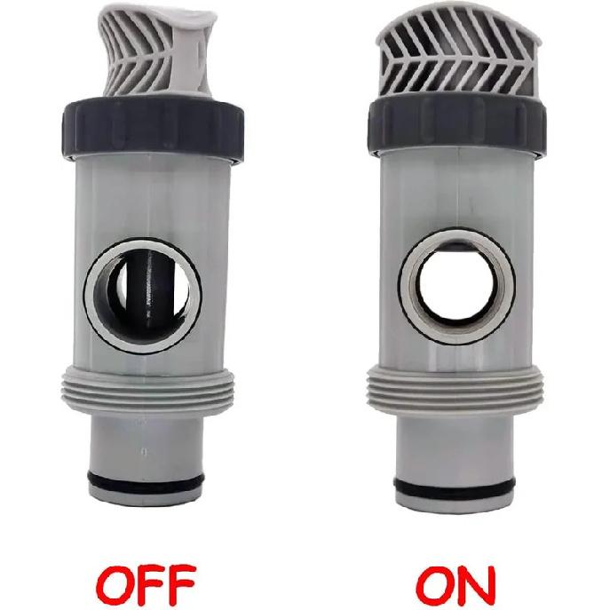 2 PCS 11872 Dual Split Hose Plunger Valve Hose Connector Compatible with Electric Manual Pool Pump and Above Ground Pool