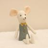 Bambole di peluche Animali di peluche Cartoni animati Giocattoli per bambini per bambine Regalo di compleanno Natale famiglia di topi casa delle bambole