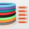 Universal Silicone Steering Wheel Cover - Fashionable, Sweat-Absorbent, Non-Slip, Thin & Soft, Fits All Seasons