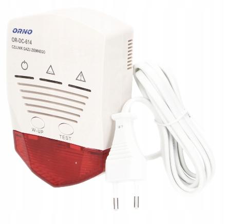 Detektor úniku zemního plynu senzor alarm 70dB ORDC614
