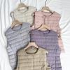 Herbst und Winter neue Daunenweste Damen-Unterziehweste zum Warmhalten, dieses Jahr beliebt, leichte und dünne variable V-Ausschnitt-Weste