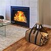 Tote Firewood Storage Bag Supplies Supersized Canvas Firewood Carrier Log Carrying Bag Handbags Wood for Log Carrier Fireplace