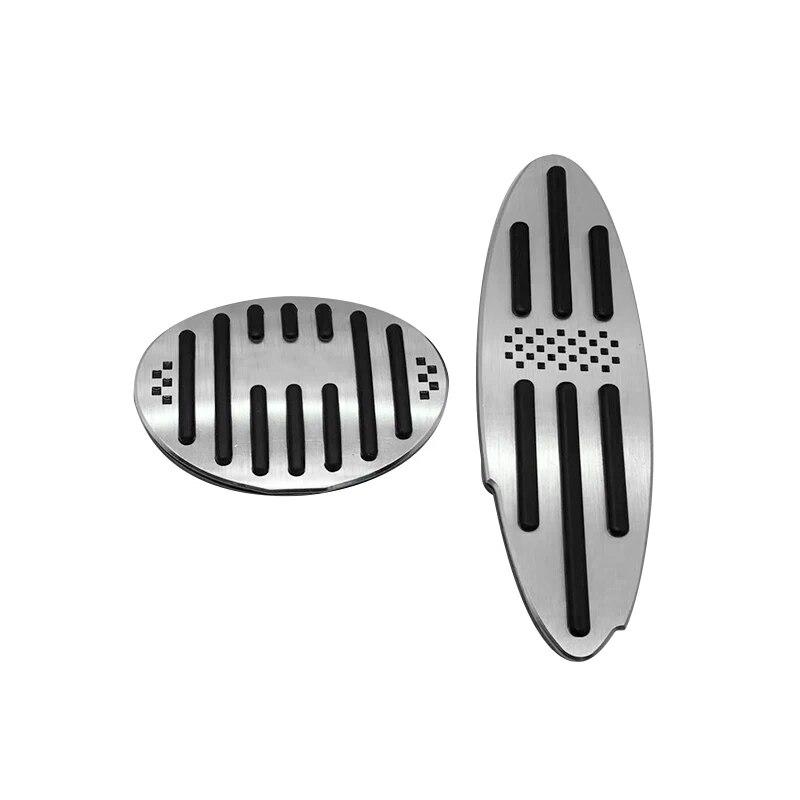 

Для MINI Cooper S One Hatch Hardtop Countryman Clubman JCW R56 R60 F54 F55 F56 F60 Автомобильный акселератор Тормозная подставка для ног Накладка на педали 2 pcs