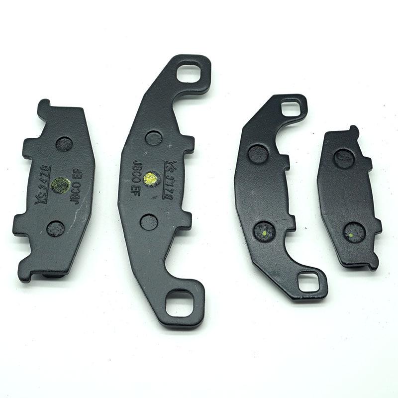 Motorcycle Front Rear Brake Pads for KAWASAKI EX250 Ninja250R 1987-2007 EX 250