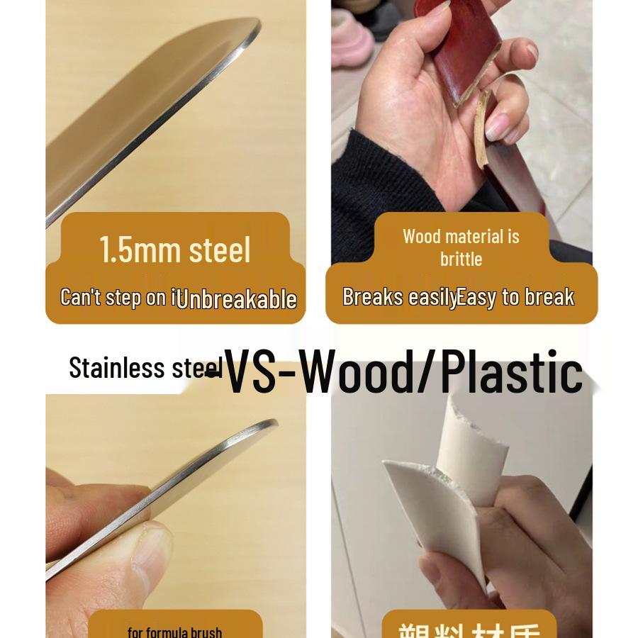 Long Handle Stainless Steel Shoehorn - Extended Metal Shoe Lifter