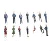 Set of 25 Miniature City Figures In Assorted Poses Ideal For Architecture Models And School Projects Model Building Kits