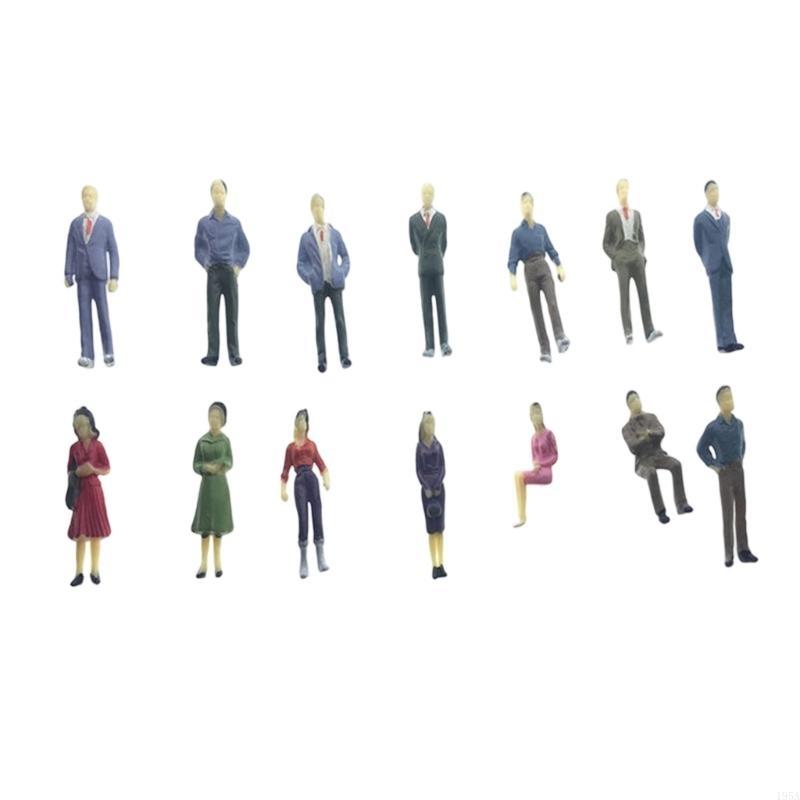 Set of 25 Miniature City Figures In Assorted Poses Ideal For Architecture Models And School Projects Model Building Kits