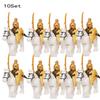 10 Sets Gondor Knight LOTR 9471 Fountain Guard & Castle Roman Solider Black Falcon With Horse Figure Building Block Kids TOYS