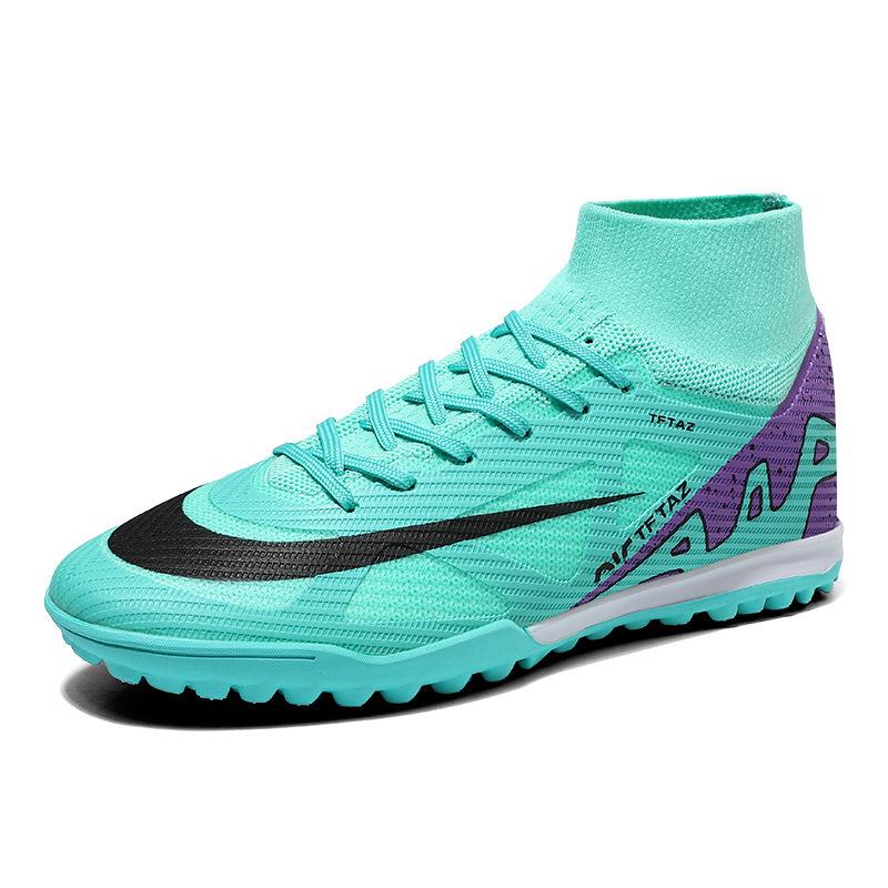 Foreign trade new high-top football shoes AG long nails football shoes TF broken nails training shoes Football men