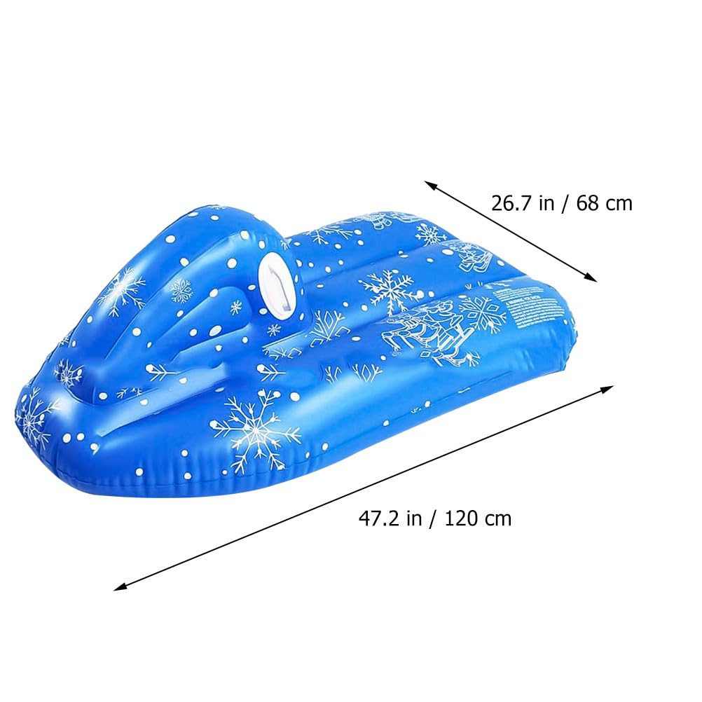 Ciieeo Snow Tube for Kids, Cold-Resistant PVC, Inflatable Sled for Snow Play, Snowboarding, Sliding, Tubing, Winter Outdoor Activities
