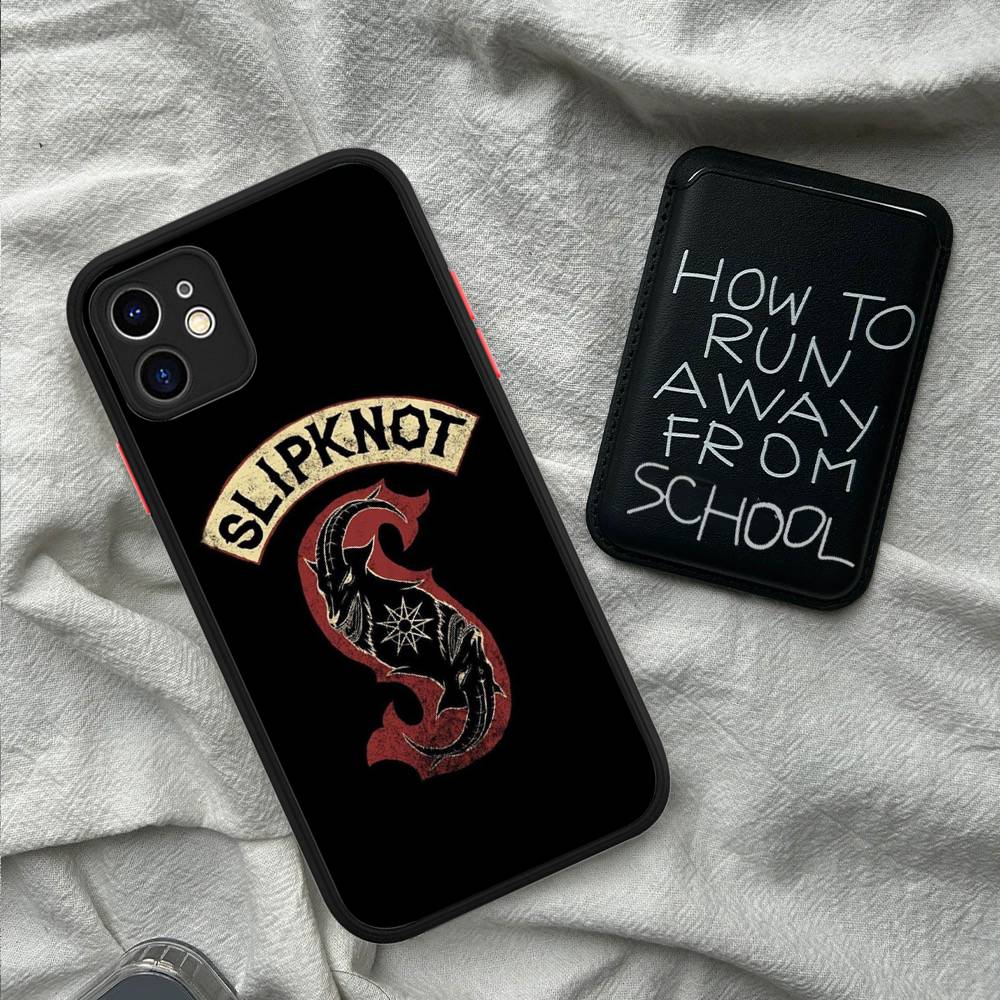 S-Slipknot Rock Matte Protective Case For IPhone 16 15 14 13 12 11 Pro Max X XS MAX Protection Case