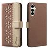 Colorful Flowers Wallet Card Holder Magnetic Leather Case for Samsung Galaxy S25 Edge S24 Ultra S23 Plus S22 S21 FE Phone Cover