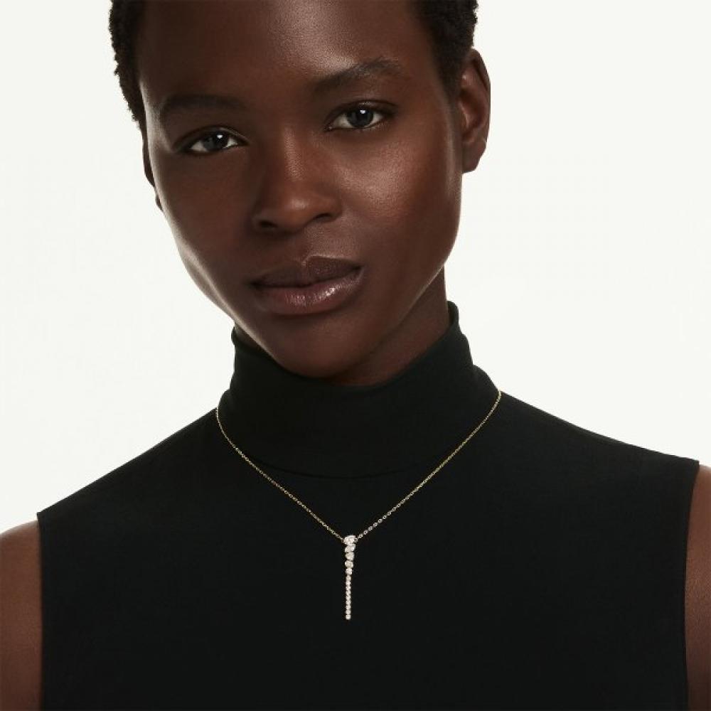 Swarovski Gold Tone Y Shape Necklace 5747997