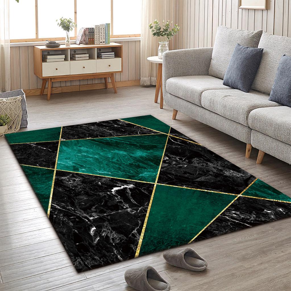 Skandinávský obývací pokoj Minimalistické linie Koberec Ložnice Konferenční stolek Šatní skříň Podložky na podlahu Rohožky ke dveřím