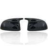 Car Side Rearview Mirror Caps CAP High-class Horn for BMW X3 G01 X4 G02 X5 G05 2018-2025 Black Accessories M3 Style Mirror Cover