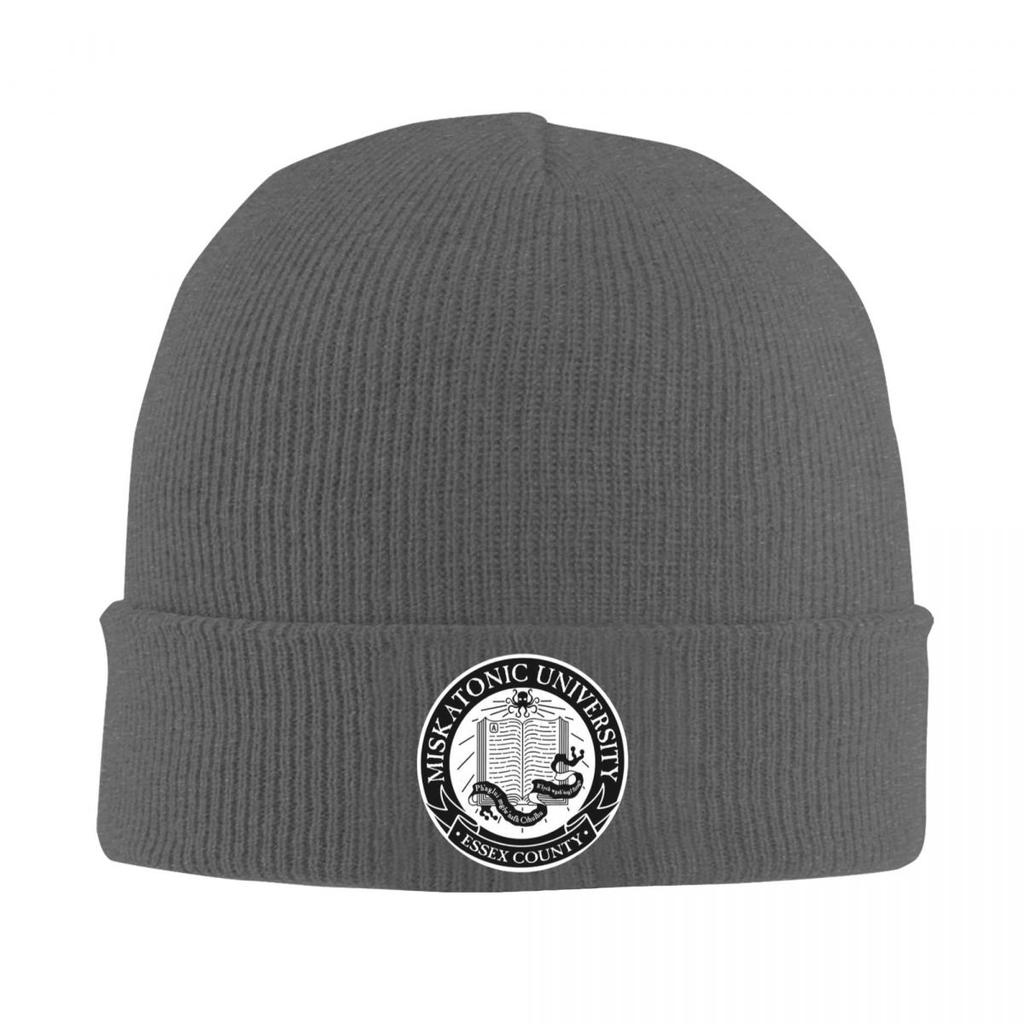 Cthulu And Lovecraft Miskatonic Warm Knitted Cap Winter Knit Bonnet Hat Skullies Beanies Hip Hop Caps for Unisex
