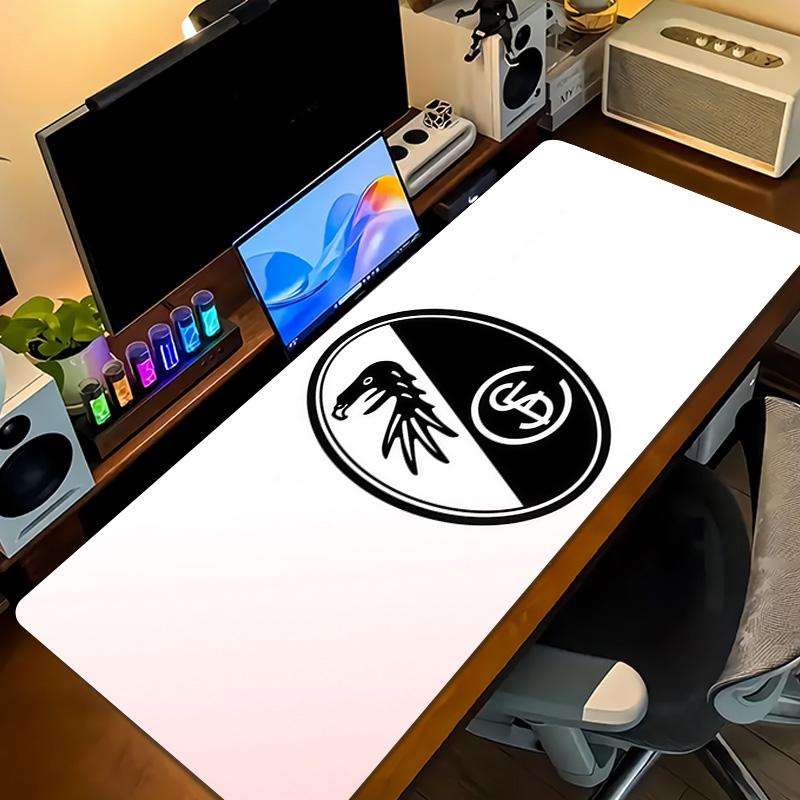 SC Freiburg Print Cushion Non-slip Laptop Tablet Big Mousepad XXL Mat Mini PC Playmat With Lock edge