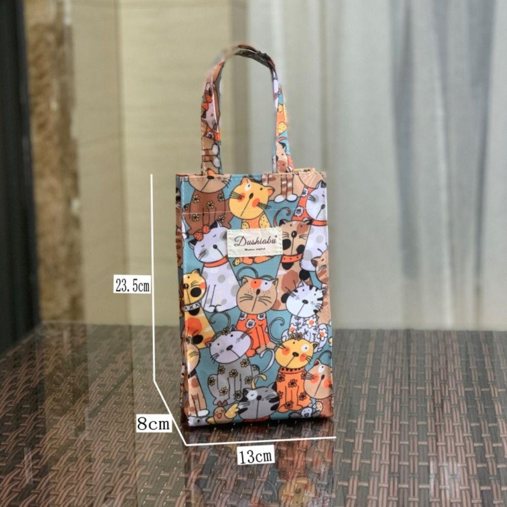 Hand Carrying Water Bottle Handbag Oxford Umbrella Bag Portable Insulated Cup Holder