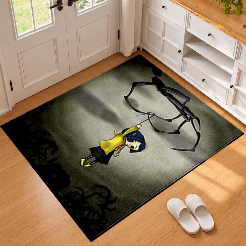 Coraline Carpet Door Mat for Living Room or Bedroom Protective Mat Under Chair Office Decoration Christmas Gift Birthday Present